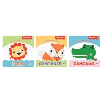 Diversos Kit Fisher-Price Feliz + Fisher-Price + Fisher-Price Zangado Diversos Kit Fisher-Price Feliz + Fisher-Price + Fisher-Price Zangado