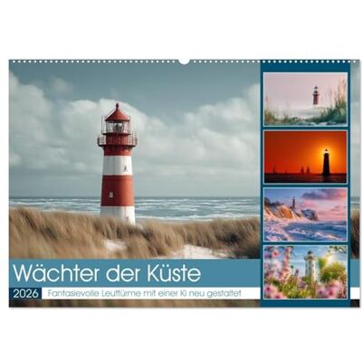 Gierok-Latniak, Steffen Wächter der Küste (Wandkalender 2026 DIN A2 quer), Monatskalender: Dieser hochwertige Wandkalender zeigt zwölf ikonische Leuchttürme, die in ... und Weite den Seeleuten den Weg weisen. Gierok-Latniak, Steffen Wächter der Küste (Wandkalender 2026 DIN A2 quer), Monatskalender: Dieser hochwertige Wandkalender zeigt zwölf ikonische Leuchttürme, die in ... und Weite den Seeleuten den Weg weisen.