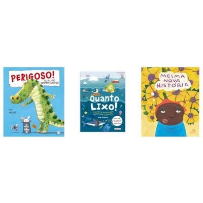 Diversos Kit Perigoso! Este livro contém + Quanto Lixo! + Mesma nova história Diversos Kit Perigoso! Este livro contém + Quanto Lixo! + Mesma nova história