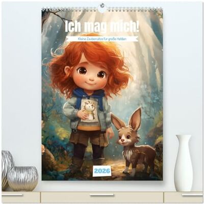 de Leon, Fenella Ich mag mich! Kleine Zaubersätze für große Helden (hochwertiger Premium Wandkalender 2026 DIN A2 hoch), Kunstdruck in Hochglanz: Jeden Monat neue ... die Kinder stark, mutig und fröhlich machen. de Leon, Fenella Ich mag mich! Kleine Zaubersätze für große Helden (hochwertiger Premium Wandkalender 2026 DIN A2 hoch), Kunstdruck in Hochglanz: Jeden Monat neue ... die Kinder stark, mutig und fröhlich machen.