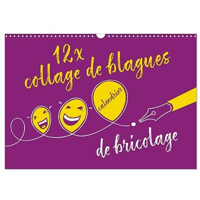 Roth 12 x collage de blagues calendrier de bricolage (Calendrier mural 2027 DIN A3 vertical), calendrier mensuel: Un calendrier de bricolage qui fait rire. Roth 12 x collage de blagues calendrier de bricolage (Calendrier mural 2027 DIN A3 vertical), calendrier mensuel: Un calendrier de bricolage qui fait rire.
