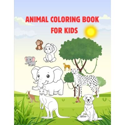 Toni Animal Coloring book for Kids Toni Animal Coloring book for Kids