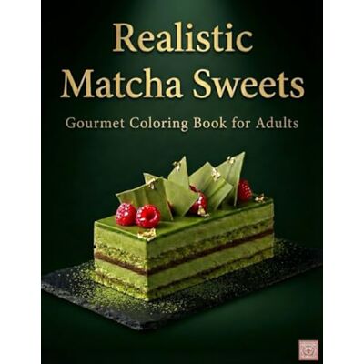 ART Realistic Matcha Sweets: Gourmet Coloring Book for Adults ART Realistic Matcha Sweets: Gourmet Coloring Book for Adults