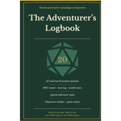 Alpha The adventurer's logbook: TTRPG session journal & campaign companion Alpha The adventurer's logbook: TTRPG session journal & campaign companion