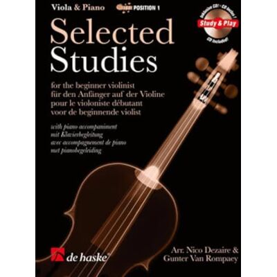 Hal Leonard Selected studies alto +cd: For the Beginner Viola Player with Piano Accompaniment Hal Leonard Selected studies alto +cd: For the Beginner Viola Player with Piano Accompaniment