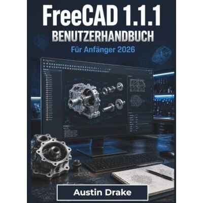 Drake FreeCAD 1.1.1 BENUTZERHANDBUCH Für Anfänger 2026: Erstellung präziser 2D-Skizzen, Konstruktion funktionaler 3D-Modelle, Baugruppenmanagement, ... und Erstellung von Konstruktionsplänen Drake FreeCAD 1.1.1 BENUTZERHANDBUCH Für Anfänger 2026: Erstellung präziser 2D-Skizzen, Konstruktion funktionaler 3D-Modelle, Baugruppenmanagement, ... und Erstellung von Konstruktionsplänen