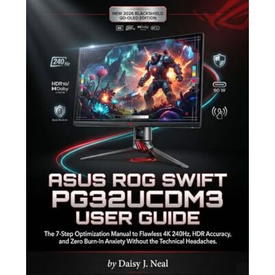 Daisy Tech ASUS ROG Swift PG32UCDM3 User Guide: The 7-Step Optimization Manual to Flawless 4K 240Hz, HDR Accuracy, and Zero Burn-In Anxiety Without the Technical Headaches (DIY TECH CONSUMER GUIDES) Daisy Tech ASUS ROG Swift PG32UCDM3 User Guide: The 7-Step Optimization Manual to Flawless 4K 240Hz, HDR Accuracy, and Zero Burn-In Anxiety Without the Technical Headaches (DIY TECH CONSUMER GUIDES)