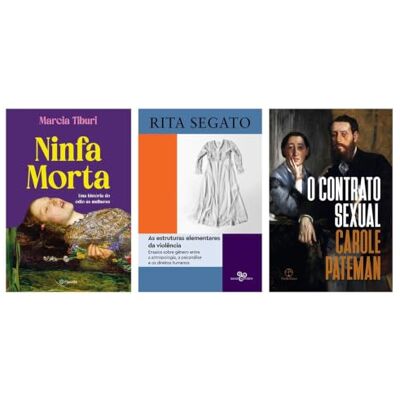 Diversos Kit Ninfa morta + As Estruturas elementares da violência + O contrato sexua Diversos Kit Ninfa morta + As Estruturas elementares da violência + O contrato sexua