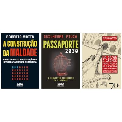 Diversos Kit A construção da maldade + Passaporte 2030 + Da Silva Diversos Kit A construção da maldade + Passaporte 2030 + Da Silva