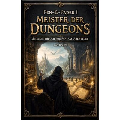 Becker Pen-&-Paper I Meister der Dungeons Spielleiterbuch für Fantasy-Abenteuer: Eigene Fantasy-Welten entwickeln und lebendig gestalten Becker Pen-&-Paper I Meister der Dungeons Spielleiterbuch für Fantasy-Abenteuer: Eigene Fantasy-Welten entwickeln und lebendig gestalten