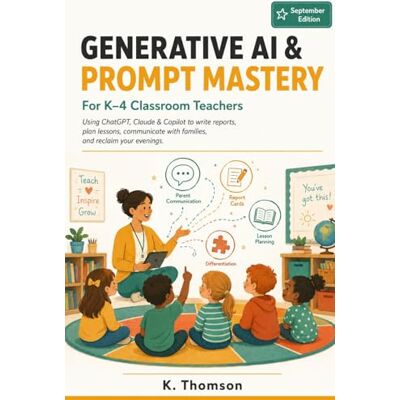 Thomson Generative AI & Prompt Mastery for K–4 Classroom Teachers: Using ChatGPT, Claude & Copilot to Write Report Cards, Plan Lessons, Communicate with ... Guide for Primary Educators (Everyday AI) Thomson Generative AI & Prompt Mastery for K–4 Classroom Teachers: Using ChatGPT, Claude & Copilot to Write Report Cards, Plan Lessons, Communicate with ... Guide for Primary Educators (Everyday AI)
