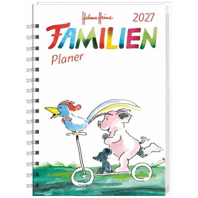 Heye Helme Heine: Familienplaner-Buch A6 2027: Familienkalender mit 4 Spalten. Liebevoll illustrierter Buch-Kalender mit Einstecktasche und Schulferien. Terminplaner mit 160 Seiten. Heye Helme Heine: Familienplaner-Buch A6 2027: Familienkalender mit 4 Spalten. Liebevoll illustrierter Buch-Kalender mit Einstecktasche und Schulferien. Terminplaner mit 160 Seiten.