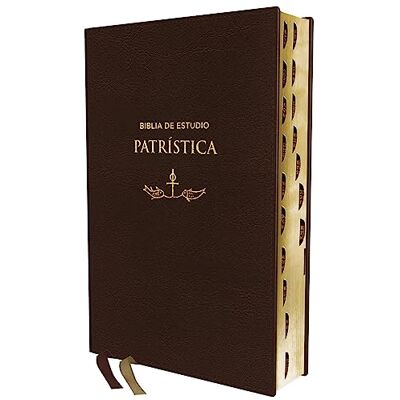 Jose Mª De Rus Reina Valera Revisada, Biblia de Estudio Patrística, Leathersoft, Marrón, Interior a dos colores, con índice, Palabras de Jesús en rojo: La Sabiduría del Cristianismo Antiguo, siglos I al VI Jose Mª De Rus Reina Valera Revisada, Biblia de Estudio Patrística, Leathersoft, Marrón, Interior a dos colores, con índice, Palabras de Jesús en rojo: La Sabiduría del Cristianismo Antiguo, siglos I al VI