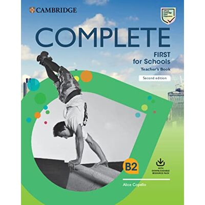 AA.VV. COMPLETE FIRST FOR SCHOOLS TEACHER'S BOOK WITH DOWNLOADABLE: Class Audio and Teacher's Photocopiable Worksheets (SIN COLECCION) AA.VV. COMPLETE FIRST FOR SCHOOLS TEACHER'S BOOK WITH DOWNLOADABLE: Class Audio and Teacher's Photocopiable Worksheets (SIN COLECCION)