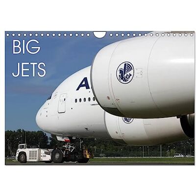 CALVENDO Big Jets (Wall Calendar 2026 DIN A4 Landscape), 12 Month Wall Calendar CALVENDO Big Jets (Wall Calendar 2026 DIN A4 Landscape), 12 Month Wall Calendar