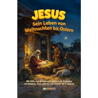Sandt, Herr Guy JESUS Sein Leben von Weihnachten bis Ostern: Mit Hilfe von KI liebevoll gestaltete Ausgabe mit Bildern, Text, Audio und Video für Kinder ab 6 Jahre und Erwachsene. Sandt, Herr Guy JESUS Sein Leben von Weihnachten bis Ostern: Mit Hilfe von KI liebevoll gestaltete Ausgabe mit Bildern, Text, Audio und Video für Kinder ab 6 Jahre und Erwachsene.