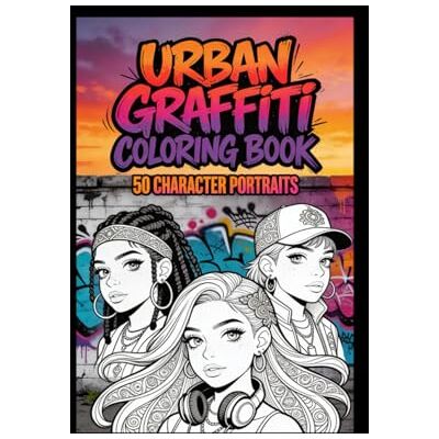 ART Urban Graffiti Coloring Book: 50 Character Portraits (Urban Graffiti Coloring Books: Intricate Street Scenes, Hip Hop Culture, and City Environments) ART Urban Graffiti Coloring Book: 50 Character Portraits (Urban Graffiti Coloring Books: Intricate Street Scenes, Hip Hop Culture, and City Environments)