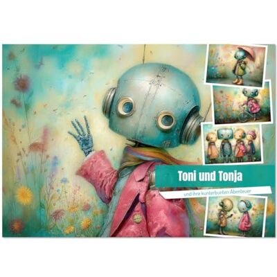 CALVENDO Toni y Tonja y sus coloridas aventuras (calendario de pared 2026 DIN A2 horizontal), calendario mensual CALVENDO Toni y Tonja y sus coloridas aventuras (calendario de pared 2026 DIN A2 horizontal), calendario mensual