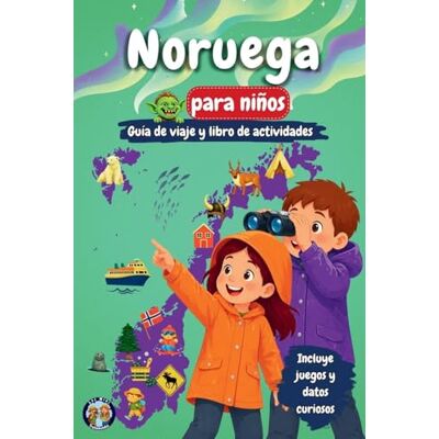 Mixam, Sylvia Noruega para niños Guía de viaje y libro de actividades: Descubre fiordos, auroras boreales, cultura, naturaleza y tradiciones a través de juegos, acertijos y datos curiosos () Mixam, Sylvia Noruega para niños Guía de viaje y libro de actividades: Descubre fiordos, auroras boreales, cultura, naturaleza y tradiciones a través de juegos, acertijos y datos curiosos ()