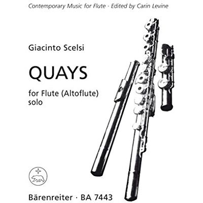 BARENREITER Quays for Solo Flute (Treble Recorder) Solo Flute SCORE BARENREITER Quays for Solo Flute (Treble Recorder) Solo Flute SCORE