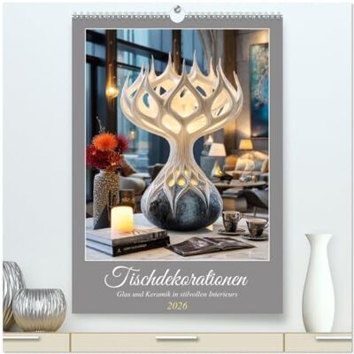 Hurley, Rose Tischdekorationen. Glas und Keramik in stilvollen Interieurs (hochwertiger Premium Wandkalender 2026 DIN A2 hoch), Kunstdruck in Hochglanz: Die Kunst moderner Tischdekoration in eleganten Wohnräumen Hurley, Rose Tischdekorationen. Glas und Keramik in stilvollen Interieurs (hochwertiger Premium Wandkalender 2026 DIN A2 hoch), Kunstdruck in Hochglanz: Die Kunst moderner Tischdekoration in eleganten Wohnräumen