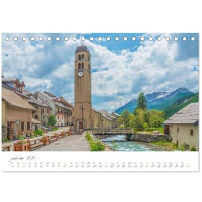 CALVENDO Sur la route des Grandes Alpes, la vallée de la Guisane (Calendrier de bureau 2027 DIN A5 vertical), Calendrier Mensuel CALVENDO Sur la route des Grandes Alpes, la vallée de la Guisane (Calendrier de bureau 2027 DIN A5 vertical), Calendrier Mensuel