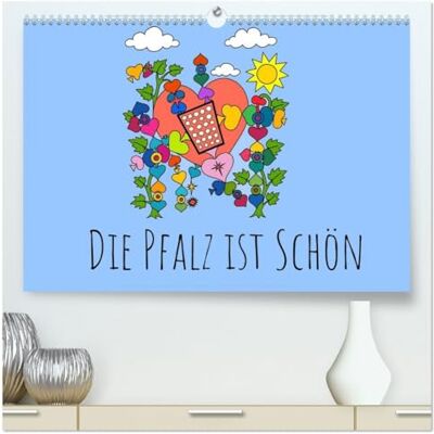 Christian Aumueller, Daniel Die Pfalz ist das Beste (hochwertiger Premium Wandkalender 2026 DIN A2 quer), Kunstdruck in Hochglanz: Pfalz in Cartoon mal was anderes Christian Aumueller, Daniel Die Pfalz ist das Beste (hochwertiger Premium Wandkalender 2026 DIN A2 quer), Kunstdruck in Hochglanz: Pfalz in Cartoon mal was anderes