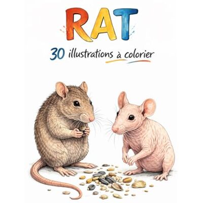ART RAT: 30 illustrations à colorier ART RAT: 30 illustrations à colorier