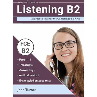Jane Listening B2: Six practice tests for the Cambridge B2 First: Answers and audio included Jane Listening B2: Six practice tests for the Cambridge B2 First: Answers and audio included
