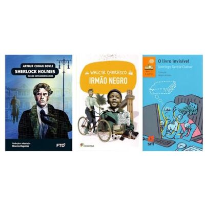 Diversos Kit Sherlock Holmes: casos extraordinários + Irmão negro + O Livro Invisíve Diversos Kit Sherlock Holmes: casos extraordinários + Irmão negro + O Livro Invisíve