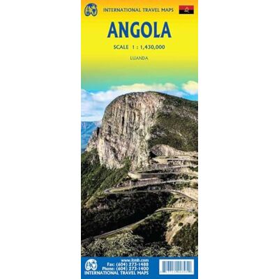 COLLECTIF Angola: Map 1:1430000 COLLECTIF Angola: Map 1:1430000