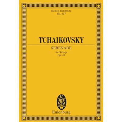 Schott Serenade Fur Streicher Op.45 Poche (Edition Eulenburg): op. 48. CW 45. strings. Partition d'étude.: 857 Schott Serenade Fur Streicher Op.45 Poche (Edition Eulenburg): op. 48. CW 45. strings. Partition d'étude.: 857