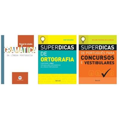 Diversos Kit Gramática da Língua + Superdicas + Superdicas de português Diversos Kit Gramática da Língua + Superdicas + Superdicas de português