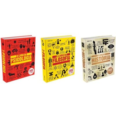 Vários Kit O livro da psicologia + O livro da filosofia + O livro da história Vários Kit O livro da psicologia + O livro da filosofia + O livro da história