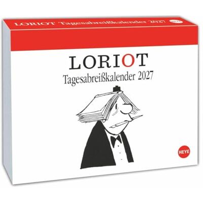 Loriot Tagesabreißkalender 2027: Kultiger Humor-Tischkalender, Abreißkalender für jeden Tag. Kalender 2027 zum Aufstellen oder Aufhängen. Loriot Tagesabreißkalender 2027: Kultiger Humor-Tischkalender, Abreißkalender für jeden Tag. Kalender 2027 zum Aufstellen oder Aufhängen.