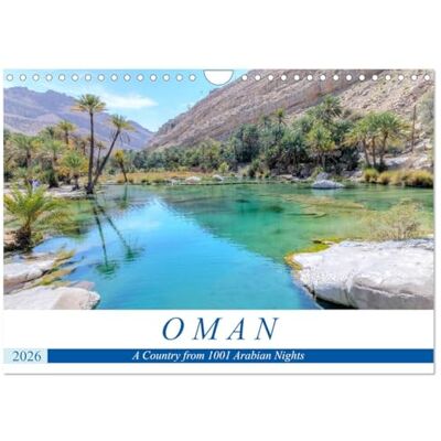 CALVENDO Oman (Wall Calendar 2026 DIN A4 Landscape), 12 Month Wall Calendar CALVENDO Oman (Wall Calendar 2026 DIN A4 Landscape), 12 Month Wall Calendar