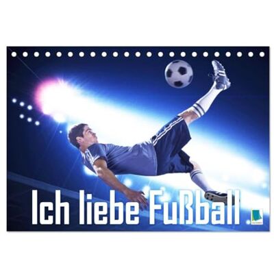 Calvendo Ich liebe Fußball (Tischkalender 2027 DIN A5 quer), Monatskalender: Ob auf dem Platz oder im Fernsehen. Welche Liga ist egal. Hauptsache der Ball rollt. Calvendo Ich liebe Fußball (Tischkalender 2027 DIN A5 quer), Monatskalender: Ob auf dem Platz oder im Fernsehen. Welche Liga ist egal. Hauptsache der Ball rollt.