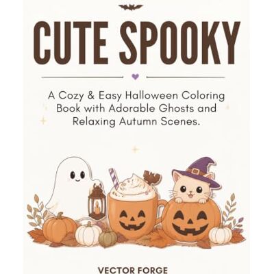 Rio Cute Spooky: A Cozy & Easy Halloween Coloring Book with Adorable Ghosts and Relaxing Autumn Scenes Rio Cute Spooky: A Cozy & Easy Halloween Coloring Book with Adorable Ghosts and Relaxing Autumn Scenes