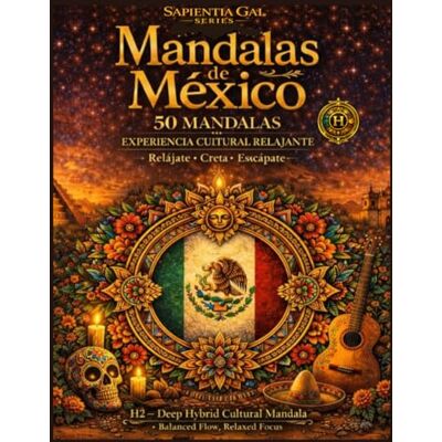 Rodriguez MANDALAS DE MÉXICO 50 MANDALAS: EXPERIENCIA CULTURAL RELAJANTE Relajate, Crea, Escapate H2 Deep Hybrid Cultural Mandala, Balanced Flow, Relaxed Focus (Sapientia Gal Series) Rodriguez MANDALAS DE MÉXICO 50 MANDALAS: EXPERIENCIA CULTURAL RELAJANTE Relajate, Crea, Escapate H2 Deep Hybrid Cultural Mandala, Balanced Flow, Relaxed Focus (Sapientia Gal Series)