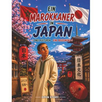 Open Story Ein Marokkaner in Japan Zwei Kulturen, Eine Begegnung: Kinderbuch uber Reise, Freundschaft und Kulturfragen. Lernen, Entdecken, Quiz und Ausmalbilder ab 6 Jahren Open Story Ein Marokkaner in Japan Zwei Kulturen, Eine Begegnung: Kinderbuch uber Reise, Freundschaft und Kulturfragen. Lernen, Entdecken, Quiz und Ausmalbilder ab 6 Jahren