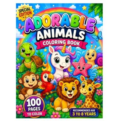 Creative Adorable Animals: Coloring Book for Kids Ages 3–8 with Cute and Fun Animal Designs Creative Adorable Animals: Coloring Book for Kids Ages 3–8 with Cute and Fun Animal Designs