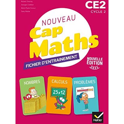 Roland Maths CE2 Cycle 2 CAP Maths: Fichier entrainement, cahier géométrie, livret problèmes et énigmes Roland Maths CE2 Cycle 2 CAP Maths: Fichier entrainement, cahier géométrie, livret problèmes et énigmes