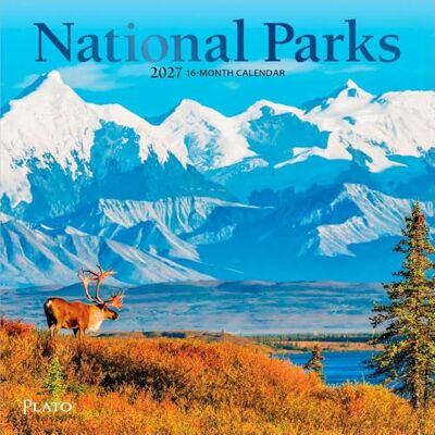 Plato National Parks 2027 7 x 14 Inch (Hanging) Monthly Mini Wall Calendar Foil Stamped Cover Scenic Yosemite Yellowstone Nature Plato National Parks 2027 7 x 14 Inch (Hanging) Monthly Mini Wall Calendar Foil Stamped Cover Scenic Yosemite Yellowstone Nature