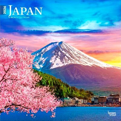 Browntrout Japan 2026 12 X 24 Inch (Hanging) Monthly Square Wall Calendar Plastic-Free Browntrout Japan 2026 12 X 24 Inch (Hanging) Monthly Square Wall Calendar Plastic-Free