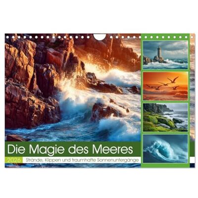Gierok-Latniak, Steffen Die Magie des Meeres (Wandkalender 2026 DIN A4 quer), Monatskalender: Dieser Kalender ist perfekt, um Urlaubsgefühle in den Alltag zu holen ... der Magie des Wassers begleiten zu lassen. Gierok-Latniak, Steffen Die Magie des Meeres (Wandkalender 2026 DIN A4 quer), Monatskalender: Dieser Kalender ist perfekt, um Urlaubsgefühle in den Alltag zu holen ... der Magie des Wassers begleiten zu lassen.