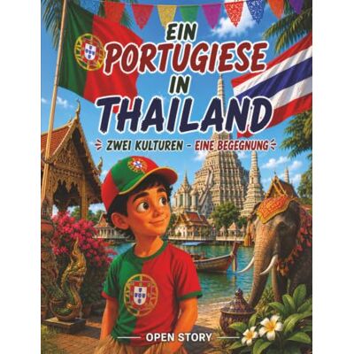 Open Story Ein Portugiese in Thailand: Ein lehrreiches Kinderbuch über fremde Kulturen, Freundschaft und das Reisen – Mit interaktivem Quiz und Ausmalbildern Open Story Ein Portugiese in Thailand: Ein lehrreiches Kinderbuch über fremde Kulturen, Freundschaft und das Reisen – Mit interaktivem Quiz und Ausmalbildern