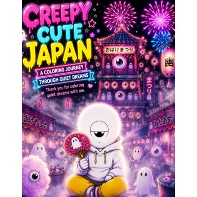ART CREEPY CUTE JAPAN: A Cozy Dreamcore Coloring Book Inspired by Quiet Japanese Nights ART CREEPY CUTE JAPAN: A Cozy Dreamcore Coloring Book Inspired by Quiet Japanese Nights