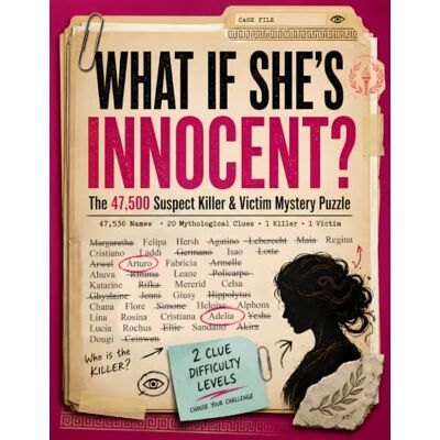 Garmin What If She's Innocent?: The 47,500 Suspect Killer & Victim Mystery Puzzle Book Garmin What If She's Innocent?: The 47,500 Suspect Killer & Victim Mystery Puzzle Book