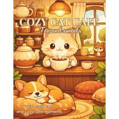 Creative Cozy Cat Café: Tea & Treats: With cute cats and Cozy café moments Creative Cozy Cat Café: Tea & Treats: With cute cats and Cozy café moments