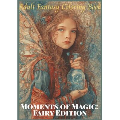 Toni Moments of Magic: Fairy Edition Adult Fantasy Coloring Book: 50 Detailed Grayscale Images of Fairies, Designed to Enhance Relaxation, Mindfulness, and Creativity Toni Moments of Magic: Fairy Edition Adult Fantasy Coloring Book: 50 Detailed Grayscale Images of Fairies, Designed to Enhance Relaxation, Mindfulness, and Creativity